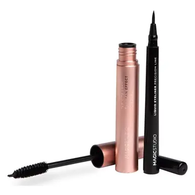 Set pentru machiaj Shaky, Eyeliner de precizie si Mascara Infinity Lash, Magic Studio