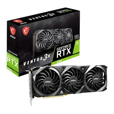 Placa video MSI GeForce® RTX™ 3060 VENTUS 3X OC, 12GB GDDR6, 192-bit