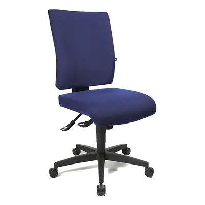 Topstar Scaun rotativ de birou COMFORT, spătar reglabil pe înălțime, tapițerie albastru regal