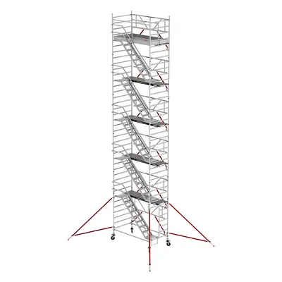 Altrex Schelă cu scară RS TOWER 53, lată, platformă din lemn, lungime 1,85 m, înălțime de lucru 