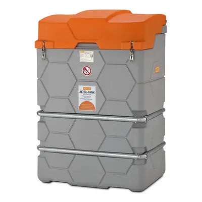 CEMO Rezervor de ulei uzat CUBE, Outdoor Premium, cu capac rabatabil, volum 1000 l