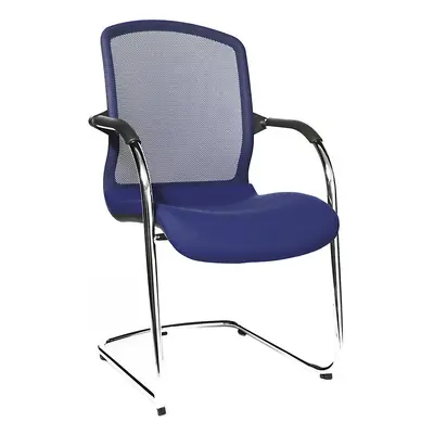 Topstar OPEN CHAIR - scaunul design pentru vizitatori, scaun tip consolă cu spătar din plasă, am