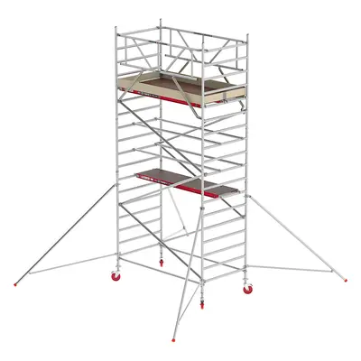 Altrex Schelă mobilă RS TOWER 42 lată, platformă din lemn, lungime 2,45 m, înălțime de lucru 6,2