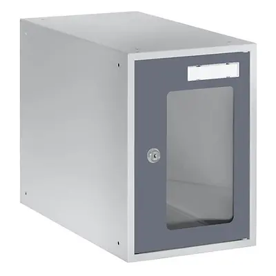 eurokraft basic Boxă cu încuietoare, î. x lăț. x ad. 350 x 250 x 450 mm, ușă cu geam transparent