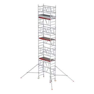 Altrex Schelă mobilă cu asamblare rapidă MiTOWER Plus, platformă din lemn, înălțime de lucru 8 m