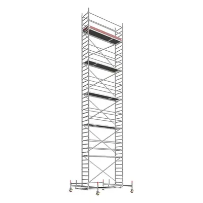 Layher Schelă mobilă universală, model standard, înălțimea schelei 11,61 m