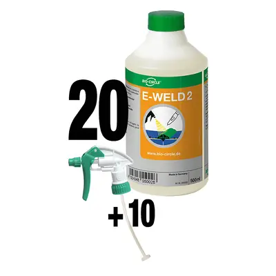 Bio-Circle Spray de protecție pentru sudură E-WELD 2, amb. 20 buc. + 10 pulverizatoare, adecvat 