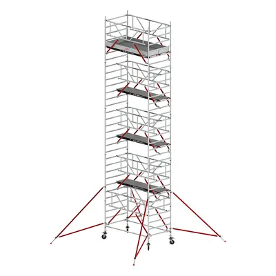 Altrex Schelă mobilă RS TOWER 52 lată, cu platformă Fiber-Deck®, lungime 2,45 m, înălțime de luc