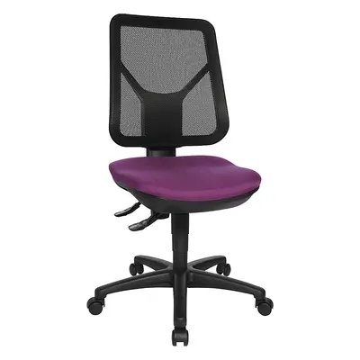 Topstar Scaun rotativ ergonomic, spătar din plasă, mov