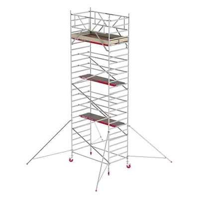 Altrex Schelă mobilă RS TOWER 42 lată, platformă din lemn, lungime 1,85 m, înălțime de lucru 8,2