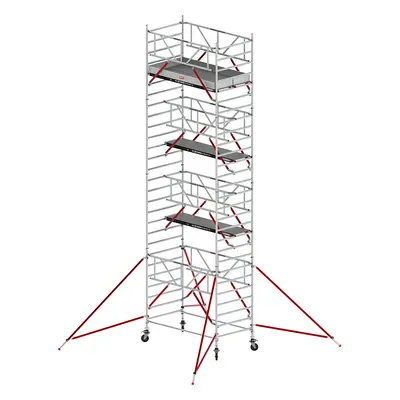 Altrex Schelă mobilă RS TOWER 52 lată, cu platformă Fiber-Deck®, lungime 2,45 m, înălțime de luc