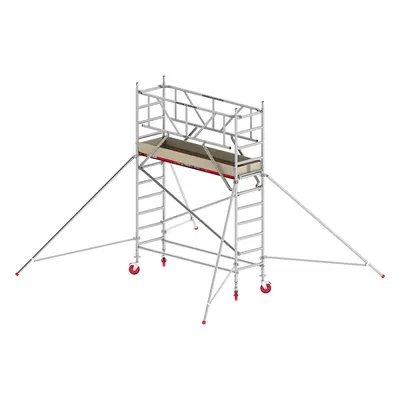 Altrex Schelă mobilă RS TOWER 41 îngustă, platformă din lemn, lungime 1,85 m, înălțime de lucru 