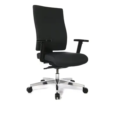 Topstar Scaun rotativ de birou PROFI STAR 15, spătar ergonomic, negru