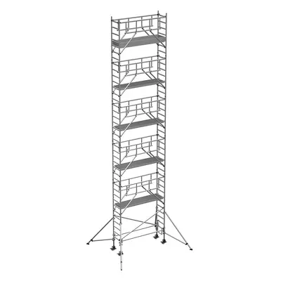 ZARGES Schelă mobilă S-PLUS, platformă 1,80 x 0,60 m, înălțime de lucru 12,35 m