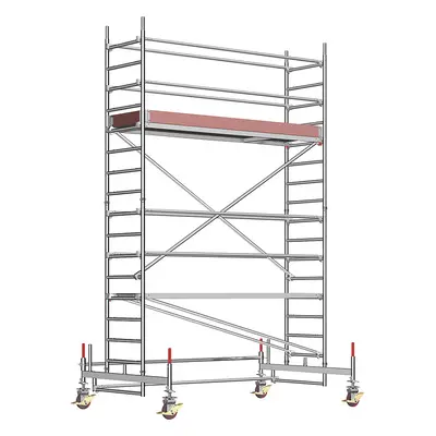 Layher Schelă mobilă universală, model standard, înălțimea schelei 4,58 m