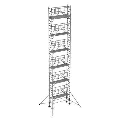 ZARGES Schelă mobilă S-PLUS, platformă 1,80 x 0,60 m, înălțime de lucru 13,20 m