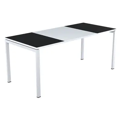 Paperflow Birou easyDesk®, lățime 1800 mm, negru