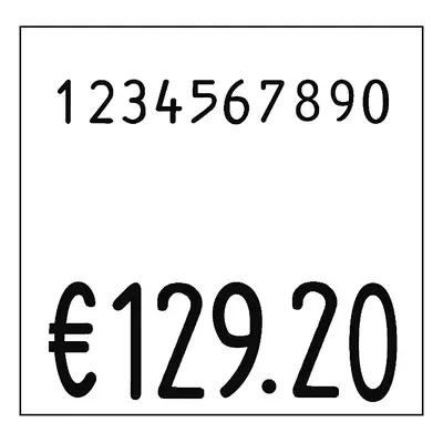 ratioform Etichete pentru marcator de preț, lăț. x î. 29 x 28 mm, amb. 24 role a câte 700 buc., 