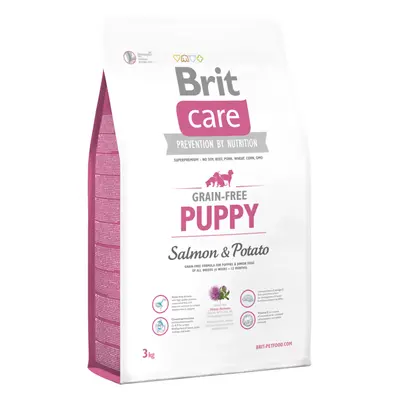 Brit Care Grain Free Puppy Somon si Cartof 3 Kg