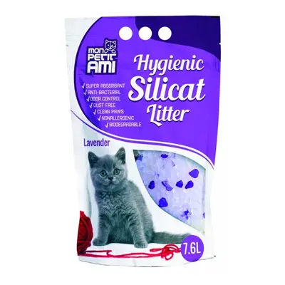 Nisip Silicat Pentru Pisici Mon Petit Ami Lavanda 7.6 L