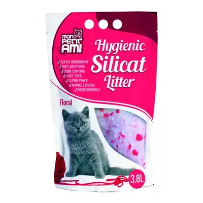 Nisip Silicat Pentru Pisici Mon Petit Ami Floral 3.8 L