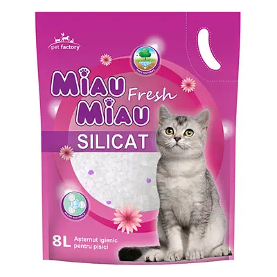 Nisip Silicat Pentru Pisici Miau Miau Fresh 8 L