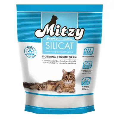 Nisip Silicat Pentru Pisici Mitzy 3.8 L