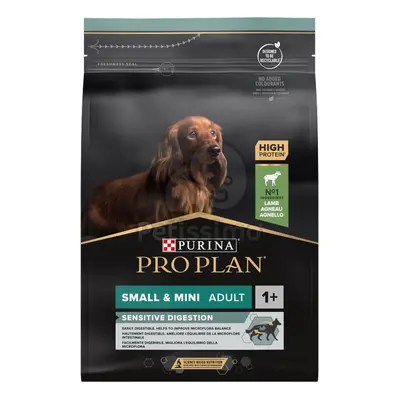 Purina Pro Plan Sensitive Digestion, miel, hrana uscata pentru caini adulti de talie mica si min