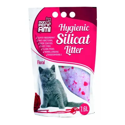 Nisip Silicat Pentru Pisici Mon Petit Ami Floral 7.6 L