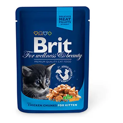 Brit Premium Cat Junior plic cu carne de pui 100 gr