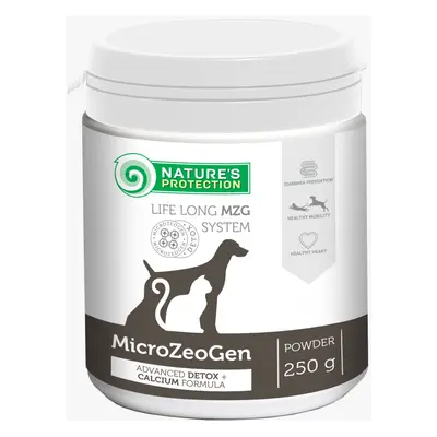 Nature's Protection MicroZeoGen, hrana cu calciu pentru caini si pisici, 200 g