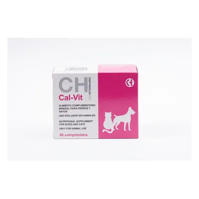 CAL-VIT - Calciu pentru caini si pisici, Pachet 2 X 60 cp