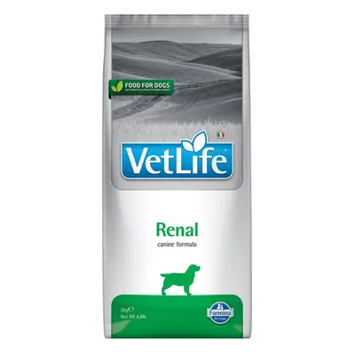 Vet Life Natural Diet Dog Renal, Pachet 2 X 2 Kg