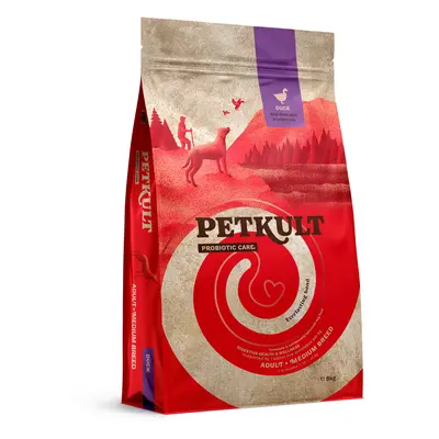 Petkult Probiotic Mediu Adult Cu Rata si Orez, 8 kg