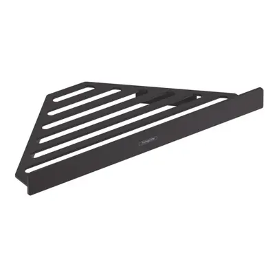 Etajera de colt pentru gel de dus baie culoare negru mat Hansgrohe AddStoris 41741670