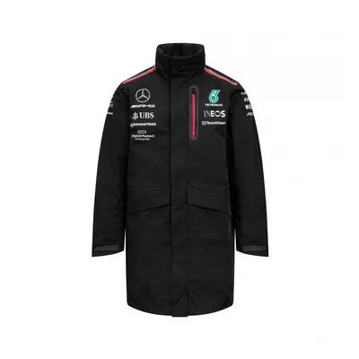 Geaca de vant Barbati Mercedes Team, negru