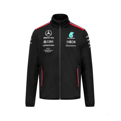 Geaca Softshell de echipa Barbati Mercedes, negru