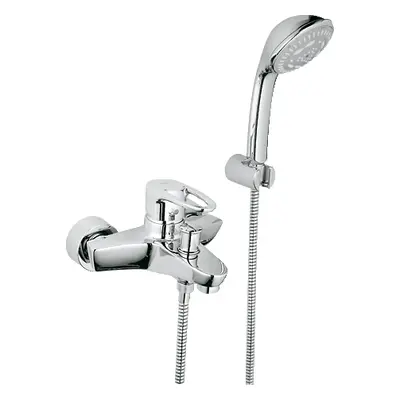 Baterie cada cu dus Grohe Europlus, set de dus inclus, crom - 33547001