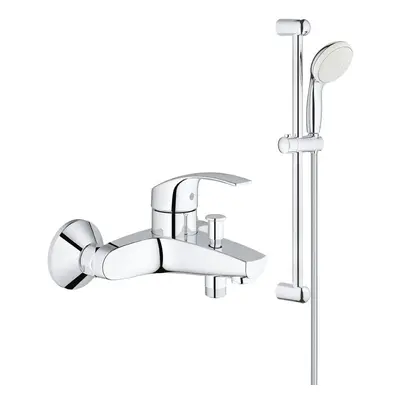 Pachet baterie cada/dus Grohe + set dus cu bara Grohe New Mono (33300002,27853001)