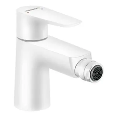 Baterie bideu Hansgrohe Talis E cu ventil pop-up, alb mat - 71720700