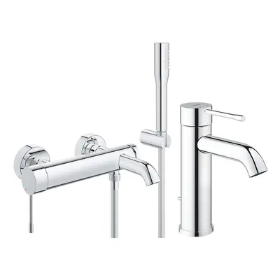 Pachet baterii baie Grohe Essence New,baterie cada cu set dus, baterie lavoar marimea S-(3362800