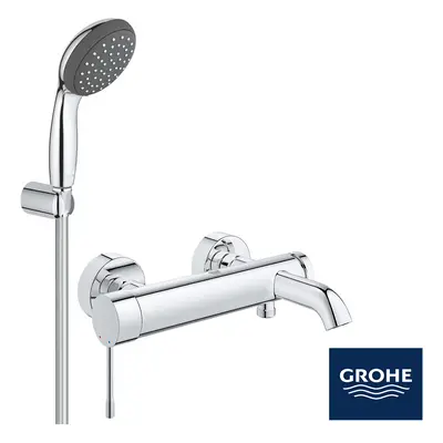 Pachet baterie cada Grohe Essence,set dus porter,furtun 1.75,crom(33624001,27944000 )