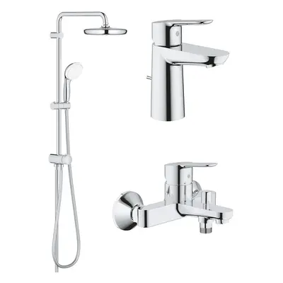 Pachet Grohe  Coloana dus Tempesta 210 (26381001), baterie cada/dus (23334000), baterie lavoar  