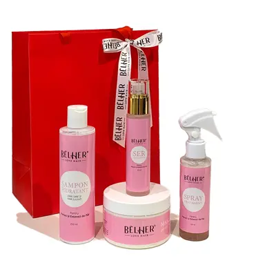 Set de Ingrijire BELHER - Sampon, Ser Tratament, Masca, Spray Descurcare