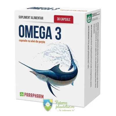 Omega 3 ulei de peste 30 capsule