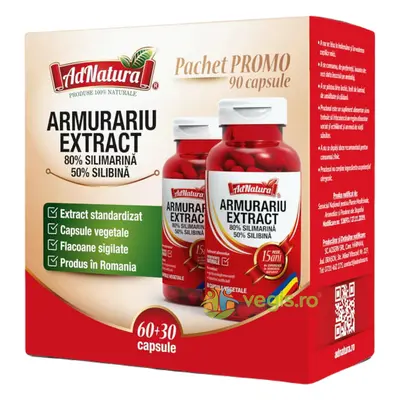 Armurariu pachet 60 cu 30,90 capsule,Adnatura