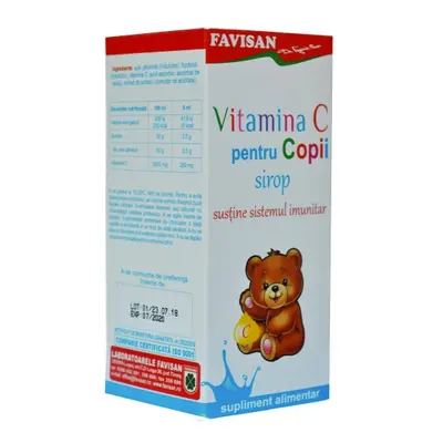 Vitamina C pentru copii sirop 100 ml