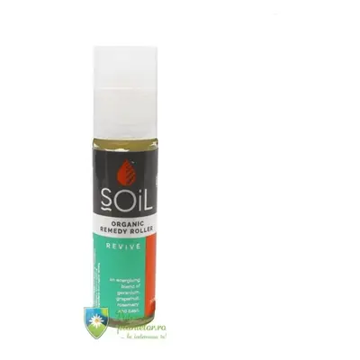 Roll-On Revive cu Uleiuri Esentiale Pure Organice 11 ml