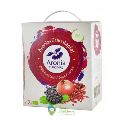 Suc Bio pur de Aronia si Rodie 3 l