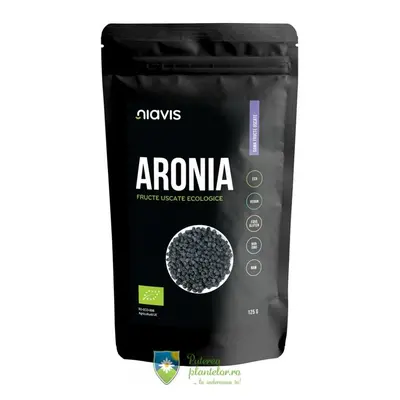 Aronia Fructe Uscate Raw Ecologice/Bio 125 gr